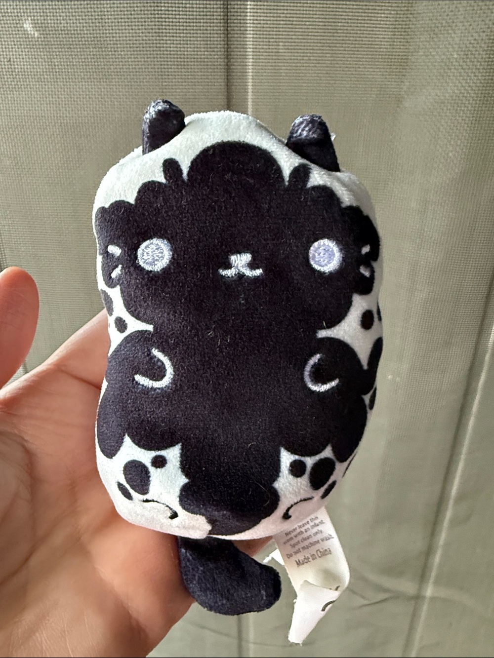Cats Vs Pickles Rorsch-cat Beanie Baby Plush Ink Blot Plushie Gold Wave Series